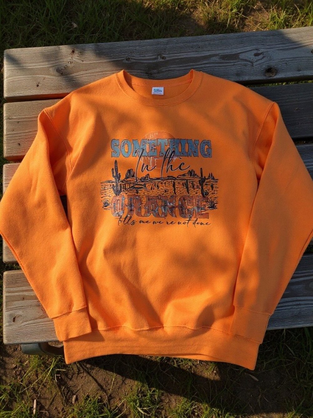 NEW W/O Tags Something In The Orange Tells Me We're Not Done Sweatshirt